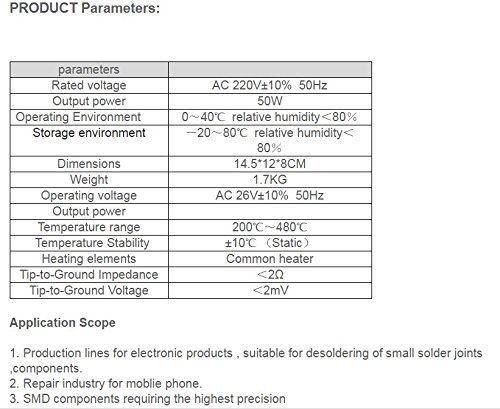 Stazione saldatore YiHUA 936 + 10 Grot LÖT Set +
