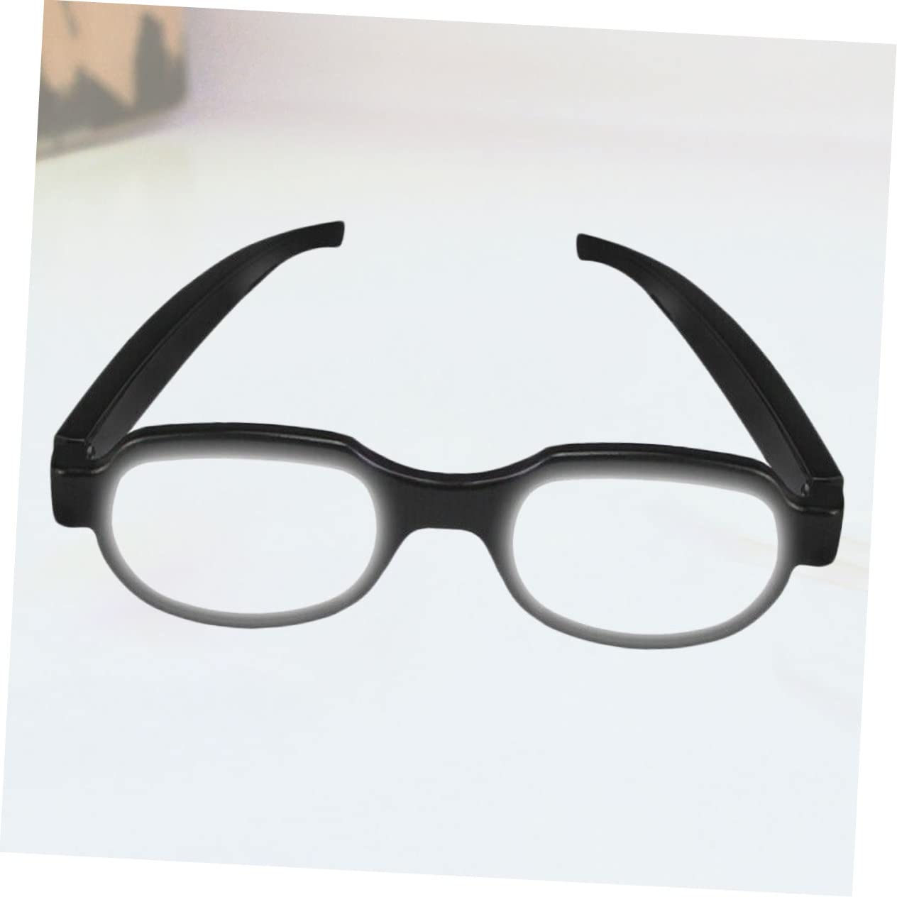 COLLBATH Gafas LED Luminosas Recargables Usb, Diseño Novedoso y Ligero de Plástico Negro para Carnaval y Ktv, Accesorio Divertido y Único Color Aleatorio
