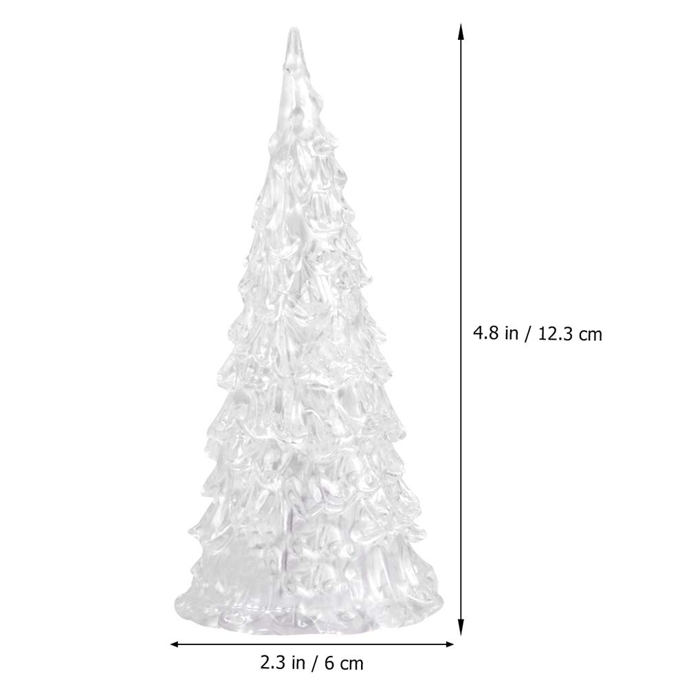 5pcs Christmas Tree Prop Christmas Tree for Decor Creative Christmas Tree Christmas Prop Colorful Tree