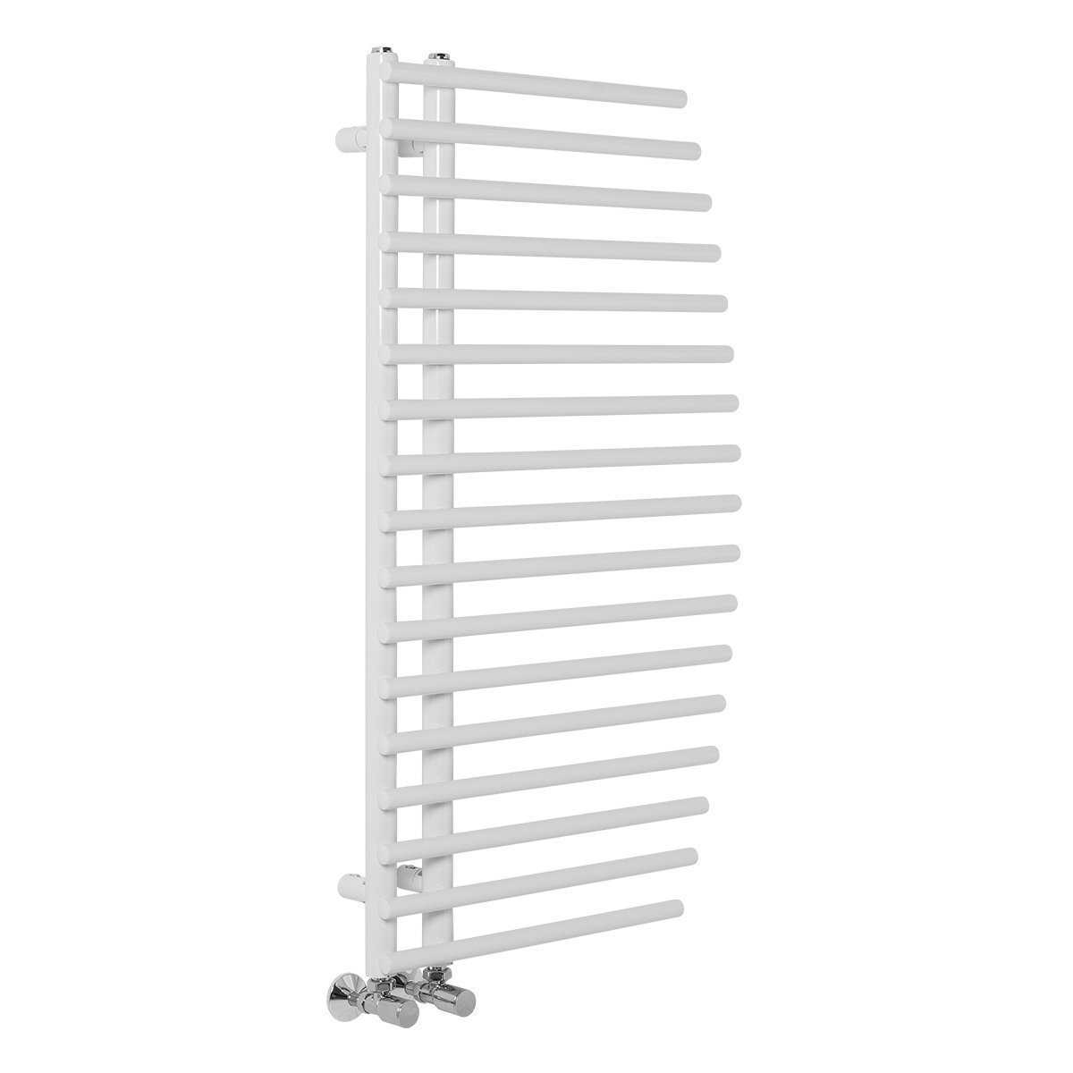 Warmehaus White Stylish Straight Bathroom Heated Warming Towel Rail Radiator Rad - 1000 X 550 Mm - 10 Yr Guarantee