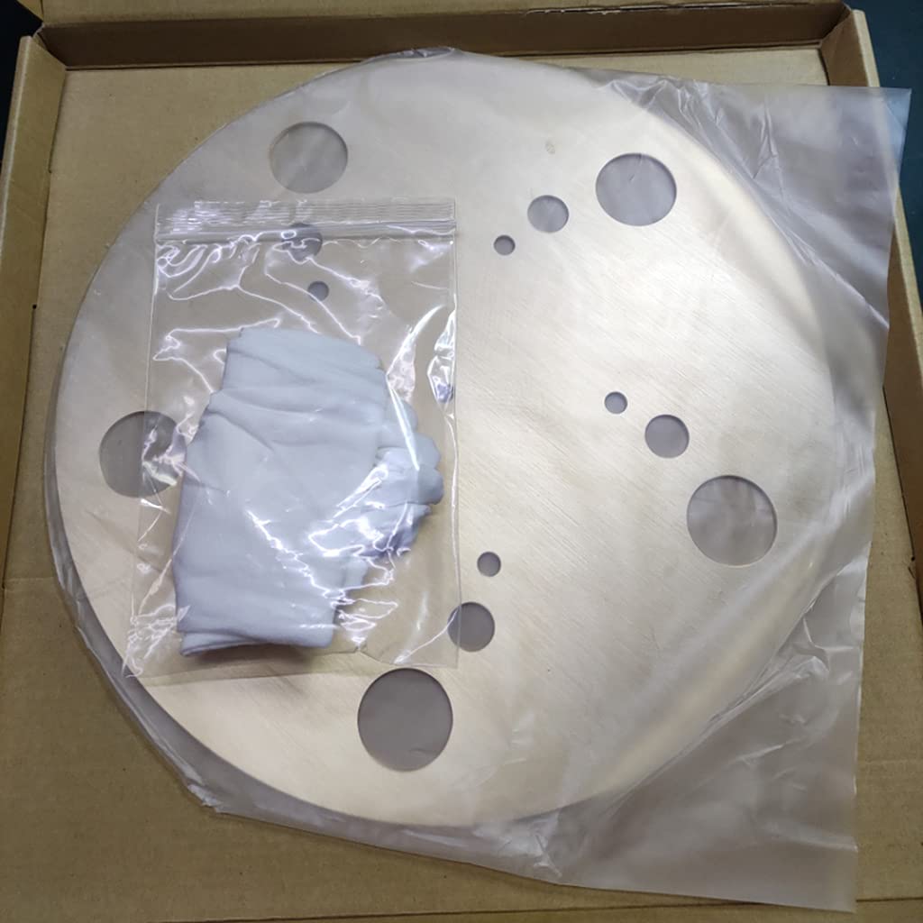 Alfombrilla antiestática para tocadiscos de 29 cm de diámetro, de cobre puro