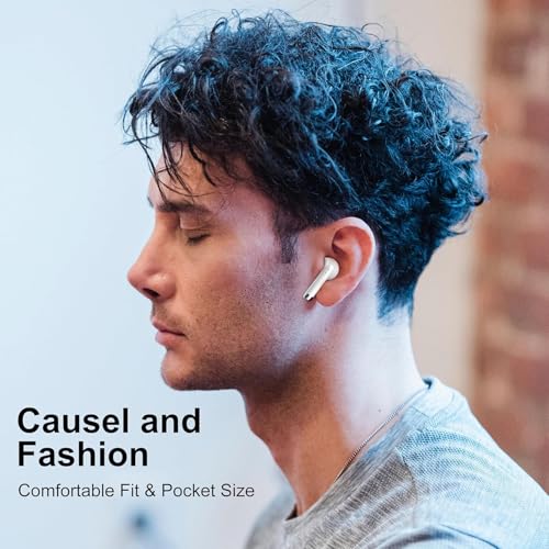 Image of Wireless Earbuds,Bluetooth 5.4 Headphones in Ear with Charging Case,HiFi Stereo Sound,IPX8 Waterproof Earphones,48H Playtime,Touch Control Wireless Headphones for iOS /iPhone /Android