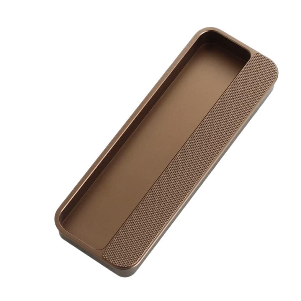 Manija de armario empotrada invisible de aluminio