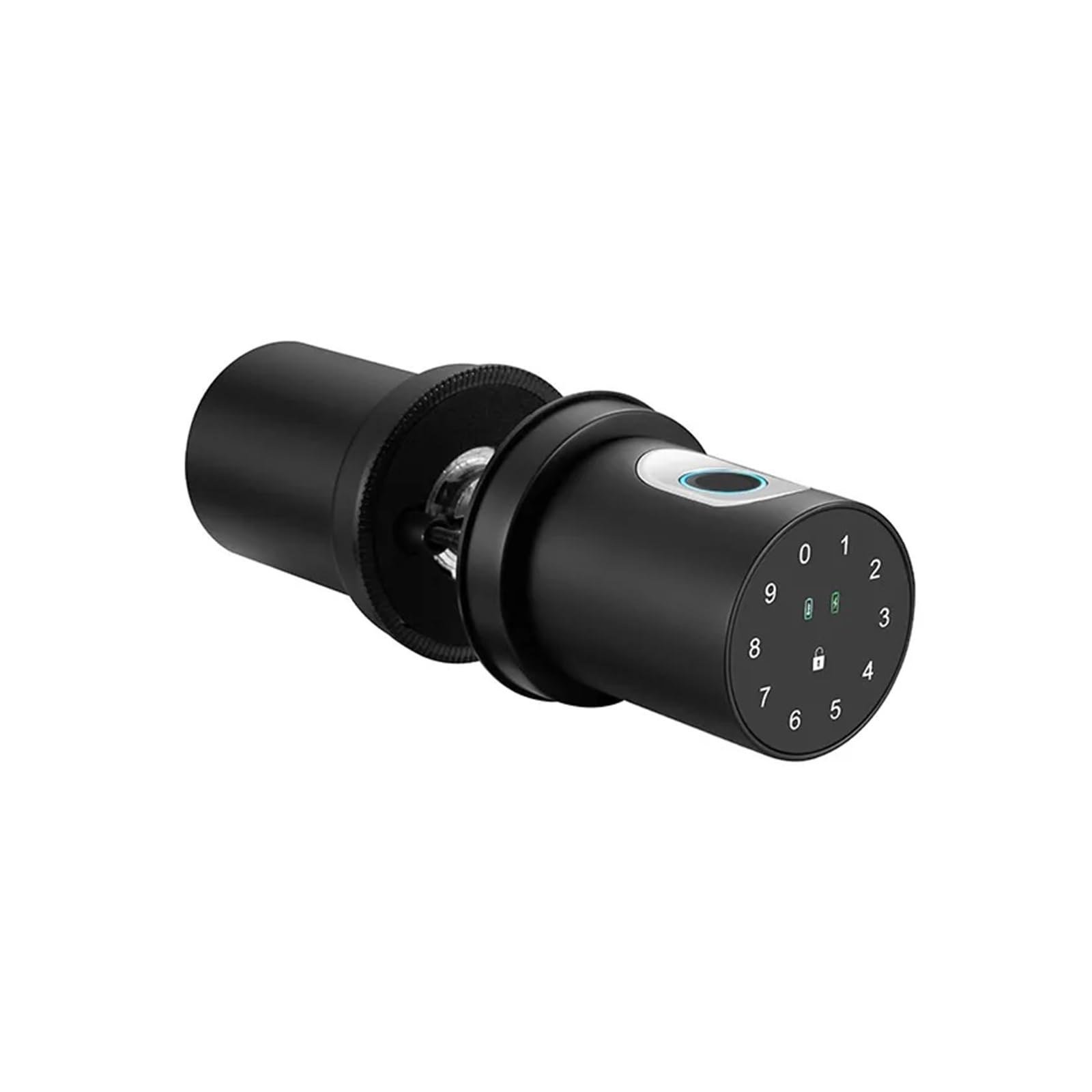 CVFRDD Smart Door Knob, Electronic Lock Tuya Smart Knob Smartlife Cylindrical Finrprint Code APP Control Keyless Entry Door Handle