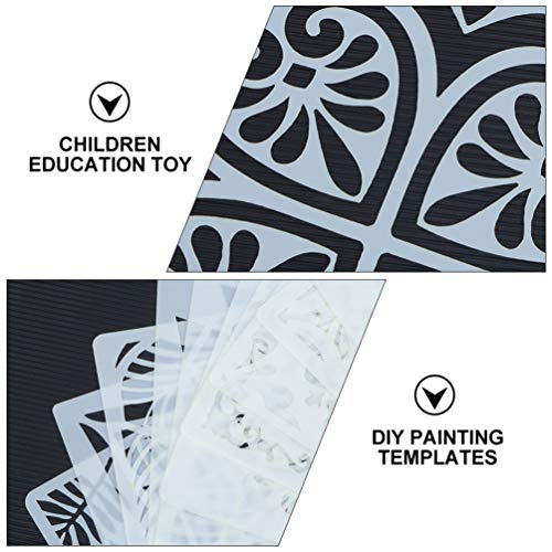 EXCEART 24Pcs Bread Baking Stencil Set Cozinhar Stencil Desenho Pintura De Parede De Madeira Molde d