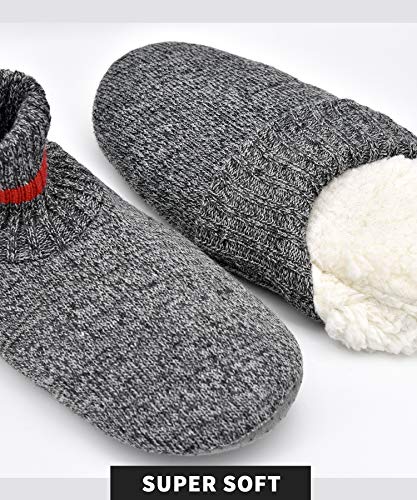 Dicuird Allbest Men'S Slippers Socks Autumn Winter Indoor Non-Skid House Slippers thumb #3