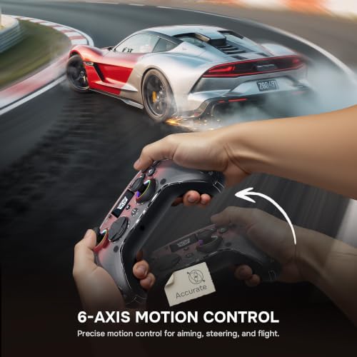 Transformers Wireless PC Gaming Controller with Interactive Screen, Red - image 7
