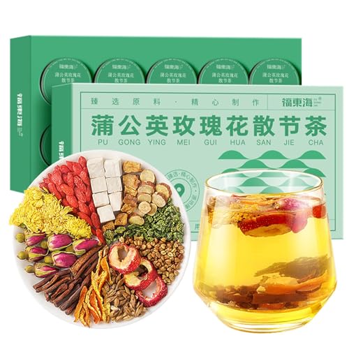 Diente de León Natural Rosa Té de flores combinadas 150g Bolsa de té de hierbas chinas, Saludable, Calmante