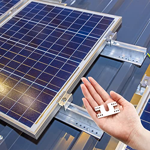 50 Edelstahl Solarpanel PV Erdungsklemmen Solar Erdungsdichtung Unterlegscheibe 28 x 50 mm Photovoltaik Solarpanel Erdungsscheiben Solar PV Kabelklemme für Photovoltaikanlage Wohnmobil Boot