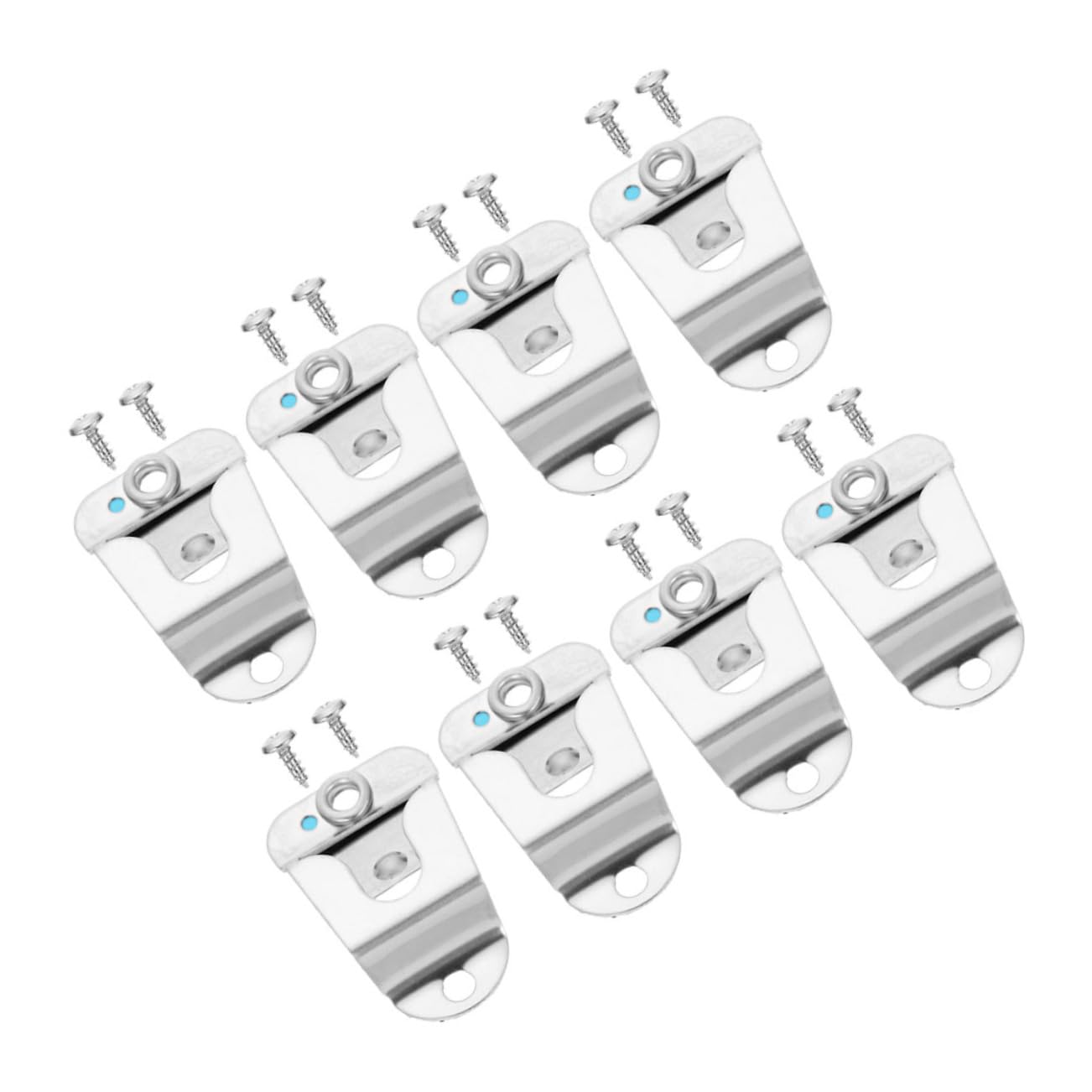 NULYLU 8-pack Radio Microphone Hooks Mic Holder Clip for Gm950/gm300 Easy Install Mic Hook Holder for Car Stands