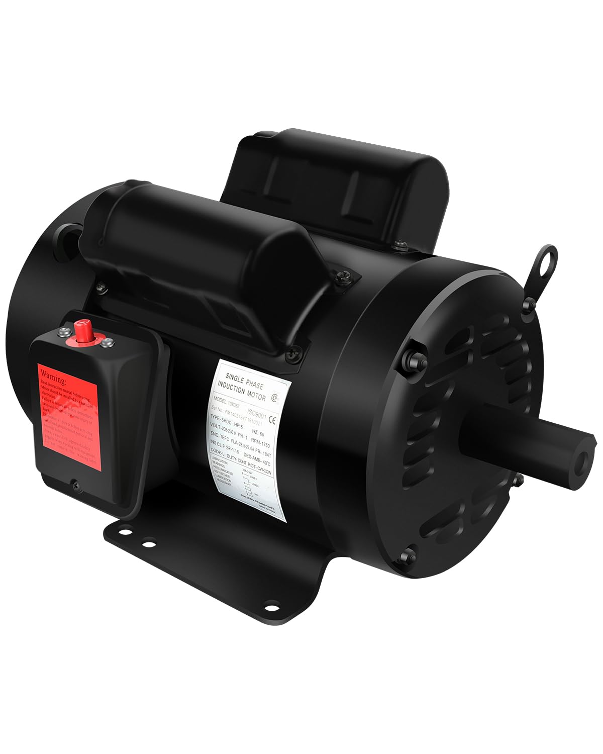 Photo 1 of GCCSJ 5HP Air Compressor Motor, 1750 RPM, 184T Frame, 208-230V