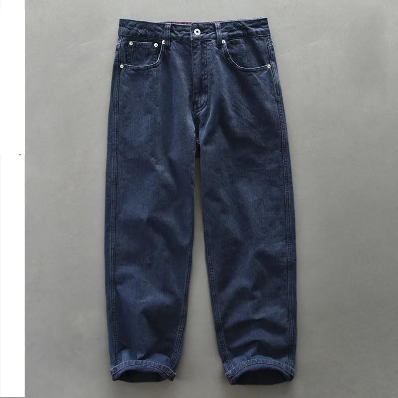 Casual Cargo Jeans Trousers for Men Cotton Vintage Joggers Streetwear Mens Pants2