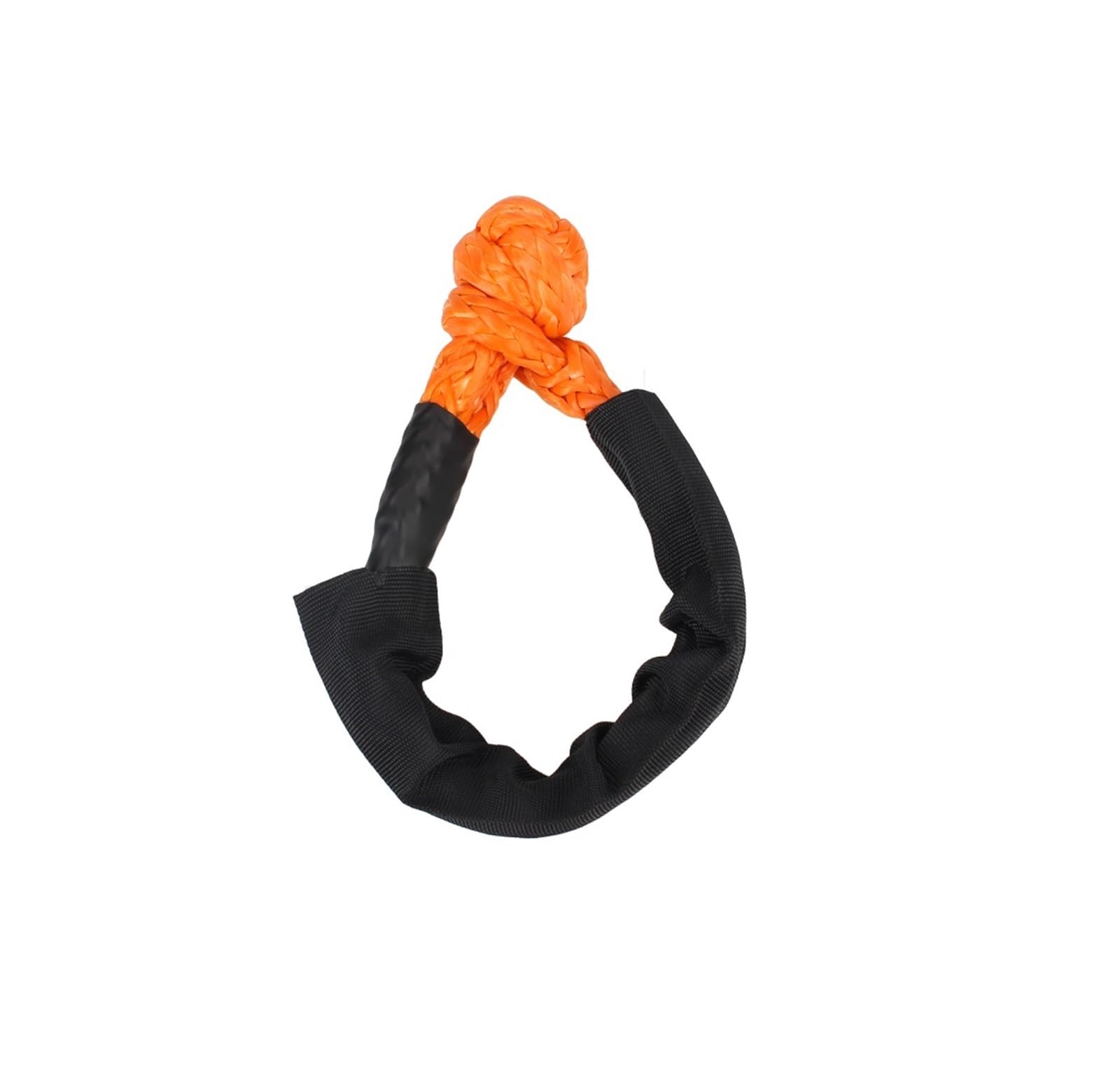 Edede One Color Winch Rope, With Protective Sleeve 38000 Lbs Off Road Towing Ropes Car Trailer Pull Rope For Vehicle Recovery Synthetic Fiber Soft Shackle
