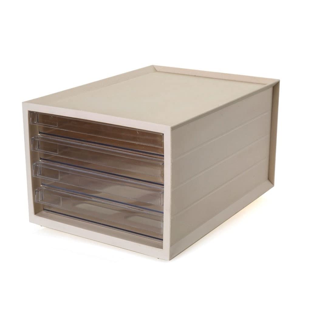 KUYWLMKMZZ Scaffale per Ufficio Ufficio Finitura Rack Storage Box File Storage Cassetto del cassetto Tipo Cancelleria Scatola di archiviazione Cancella Deposito di Riviste (Color : B)