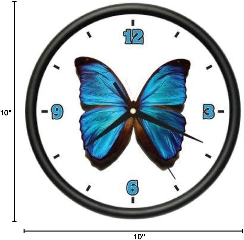 Butterfly 2 Wall Clock Butterflies Home Kitchen Decor