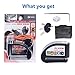 Uolor Alarm Disc Lock, Anti-Theft Motorcycle Disc Brake Lock, Waterproof 110dB Alarm Sound and 6mm Pin Brake Disc Wheel Security Lock with 4ft Reminder Cable & Carry Pouch for Motorbike Bike Scooter