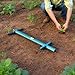 Rondauno Sod Plugger Bulb Planter Planting Tool, Easy to Assemble Garden Trasnplanter with Serrated Base for Planting Grass Plug for Digging Holes Tulips, Daffodils, Iris