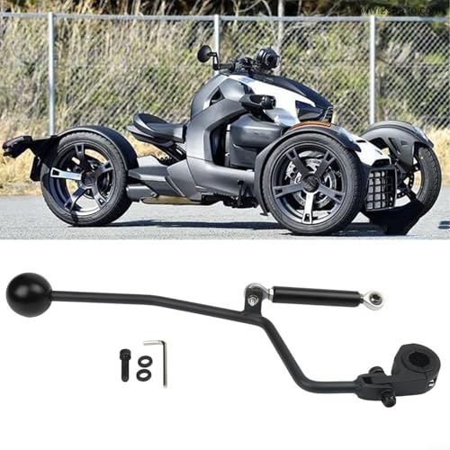 Kit levier de vitesses avant arrière Ryker 600 commande manuelle aluminium fer noir - 4