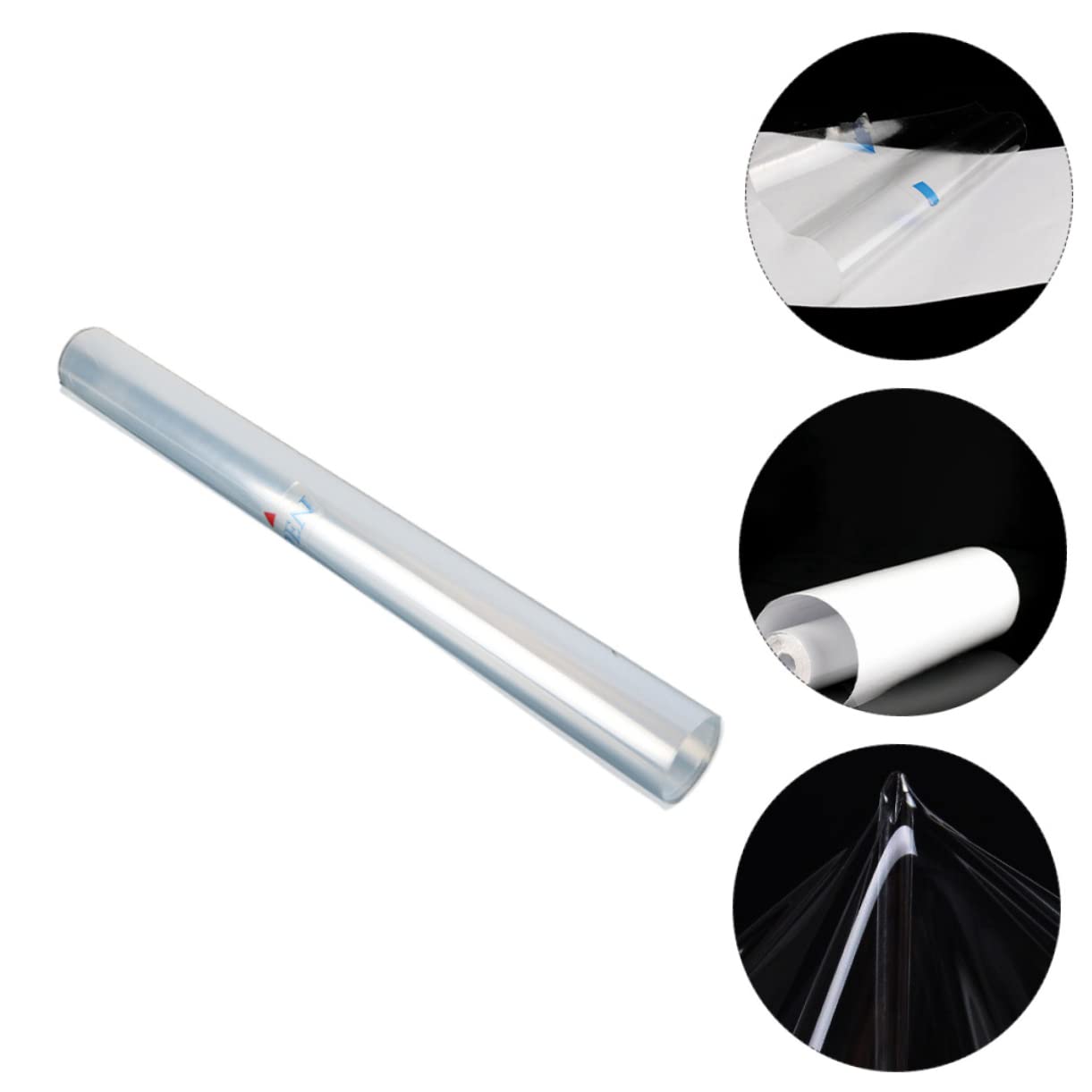 POPETPOP Pellicola Protettiva Misura 50cm X 300cm per Auto in PVC Trasparente 3 Strati Resistente all'Acqua al Freddo per Protezione Carrozzeria e Sportelli