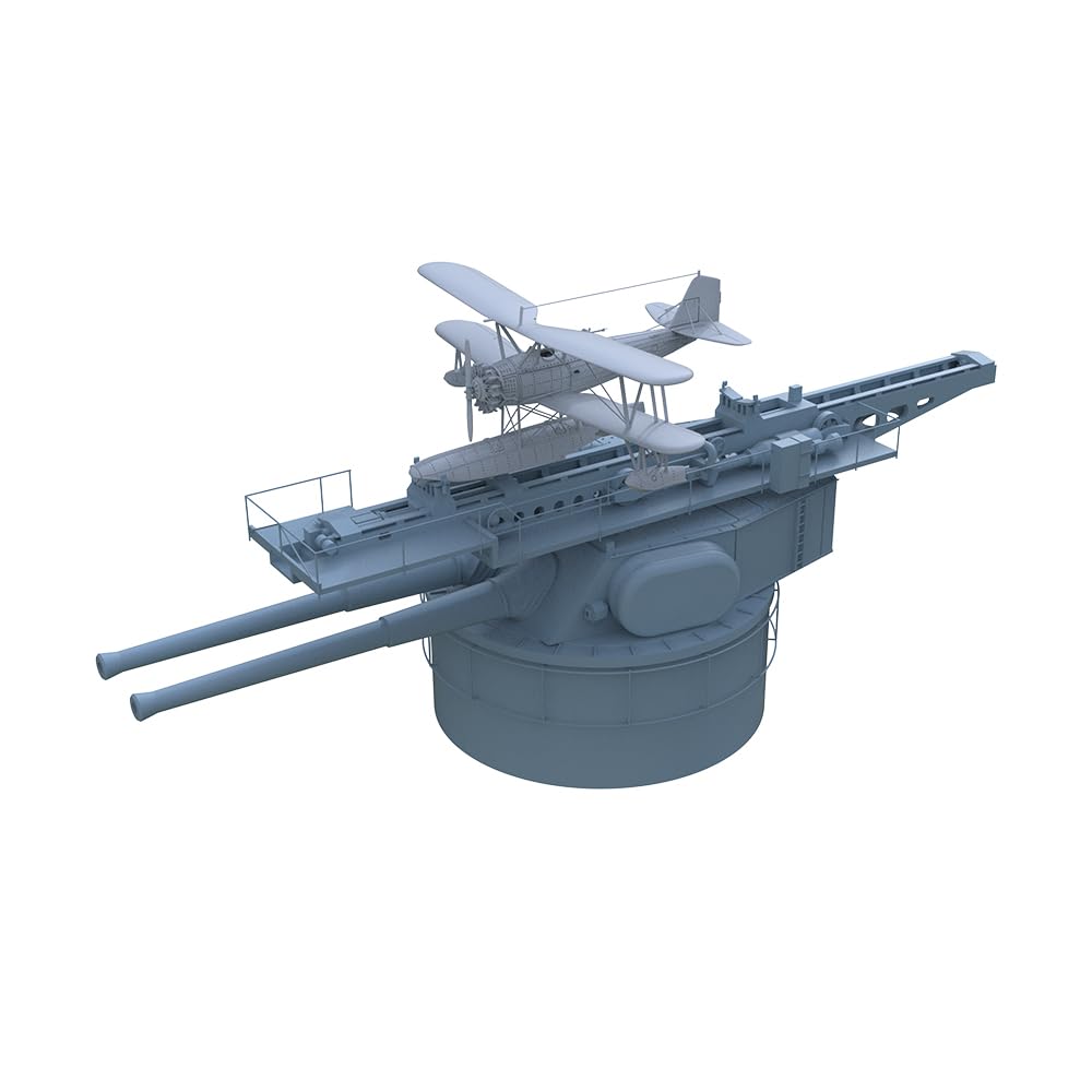 MRY-SFW LYR72227DX 1/72 zestaw do budowy modelu wojskowego USN Klasa Wyoming Katapulta samolotu i O3U Corsair samolot szpiegowski