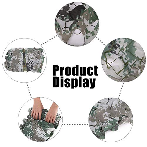 Tarnnetz Sonnenschutz, Sand Camouflage Sonnencreme Net Camouflage Net Wasserdicht Mesh, Militär Camping Jagd Schießen… – Bild 3