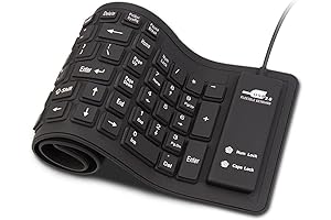 Sungwoo Foldable Silicone Keyboard: Comfort and Durability for Notebook and Laptop