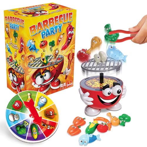 Goliath - BARBECUE PARTY - Jeu d’Action et d’Adresse pour Enfants Dès 4 Ans - Le Barbecue Rigolo À Jouer En Famille ou Entre Amis - Jeu Amusant et Dynamique - 2 À...