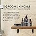 GROOM After Shave Lotion for Men | Soothing Post-Shave Moisturizer with Aloe, Vitamin E, Green Tea & MSM | Fights Irritation & Razor Bumps | 4 oz