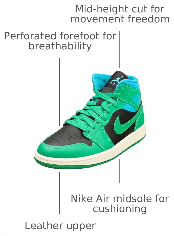 Image of Nike Women's Air Jordan 1 Mid Sneaker