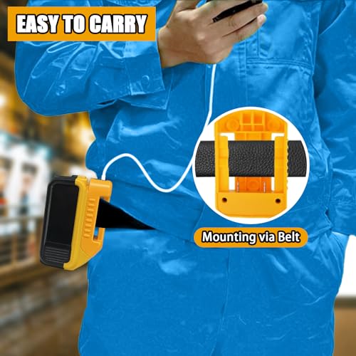 USB Power Tool Battery Chargers for Dewalt 20V Li-ion Battery ,USB Charger Adapter with USB-A&USB-C 2.1A Fast Charge Ports