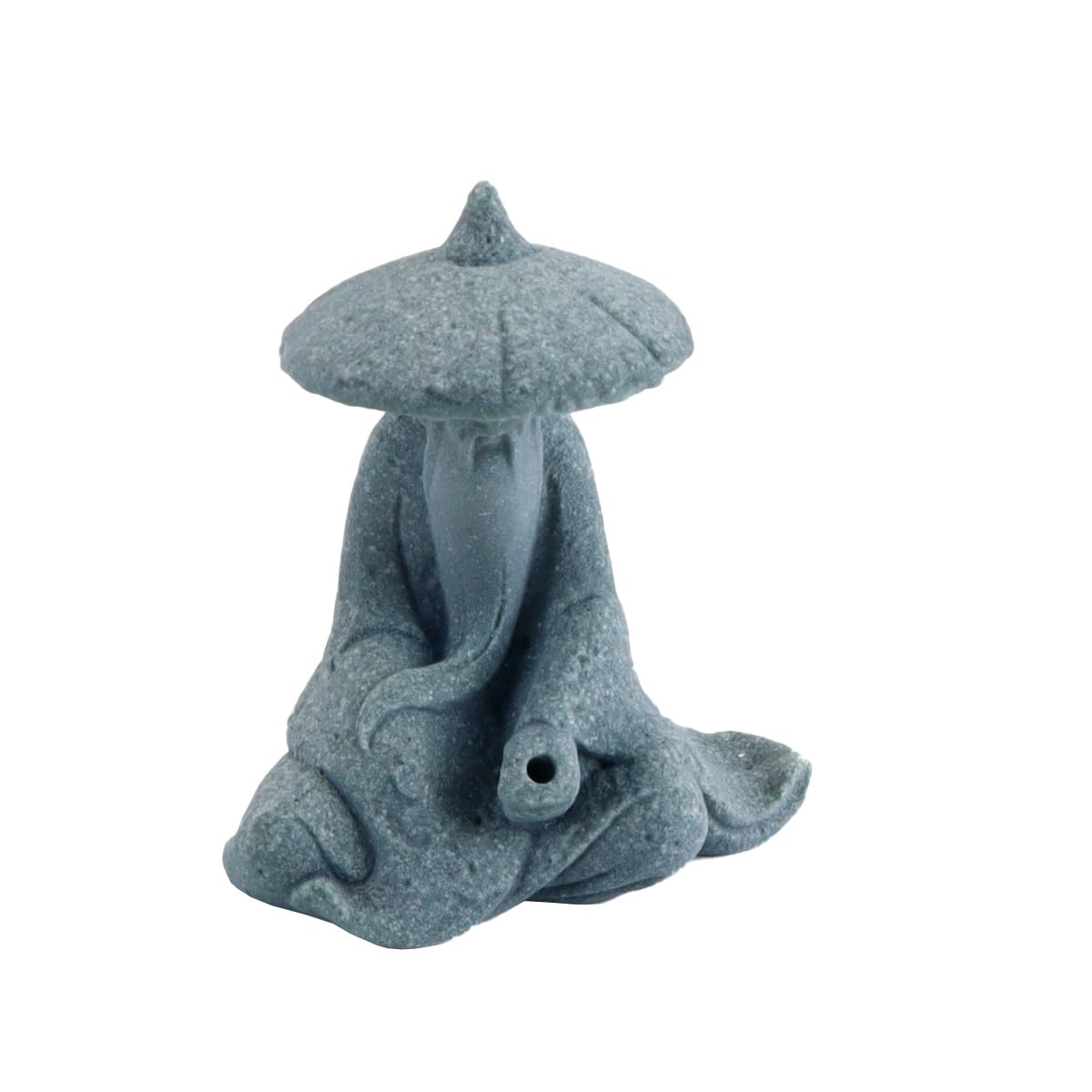 Mini figurine de pêcheur en grès, décorations asiatiques pour aquarium, ornements de jardin japonais