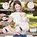 Koohaoo Baby Carrier Newborn to Toddler, Ergonomic, Cozy and Lightweight Baby Toddler Carrier, Premium Soft Cotton Breathable Infant Carrier Baby Gift with Head Support, 3 Carry Positions (3-36 Months