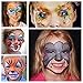 iMustech Body Paint Kit Profession Face Paint Kit With Brush Non Toxic Oil-based Rich Pigment Halloween Art Makeup Set For Body And Face Painting (10 Colors, 21 ml)