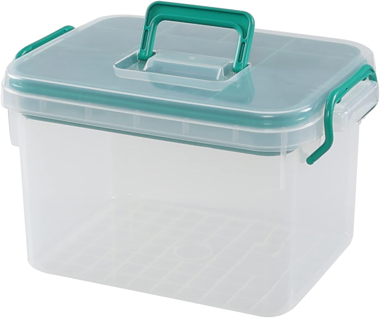 Amazon.com: Nicesh Clear Plastic Storage Box Organizer/Medicine Box ...