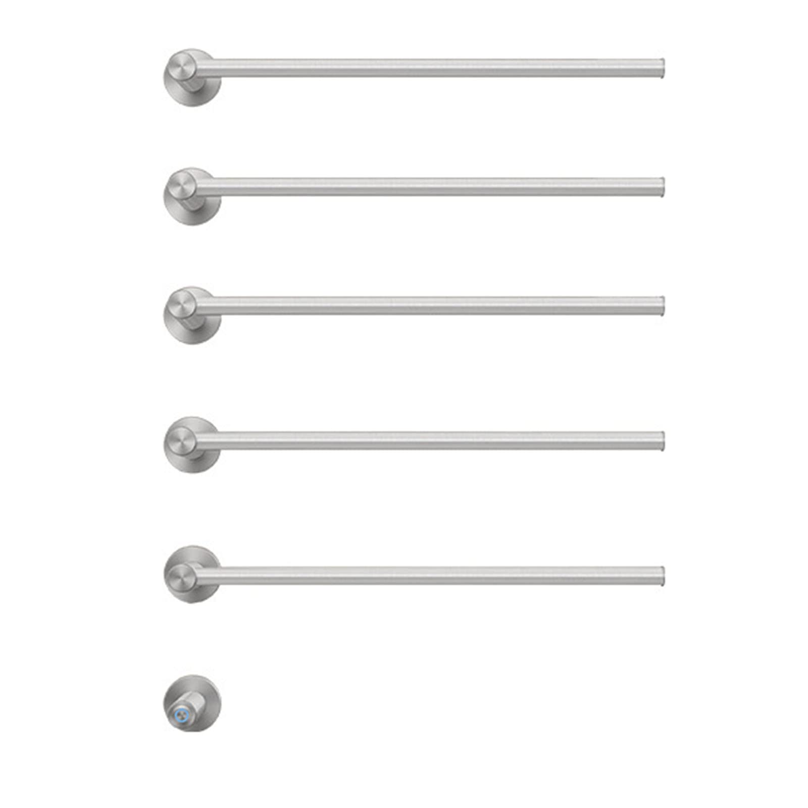 Badheizkörper,Elektrisch Badezimmer Handtuchwärmer,Handtuchheizkörper Elektrisch,Bad Heizkörper Handtuchhalter Heizkörper Handtuchheizkörper Bad Handtuchhalter Edelstahl, Weiß,5 Bars