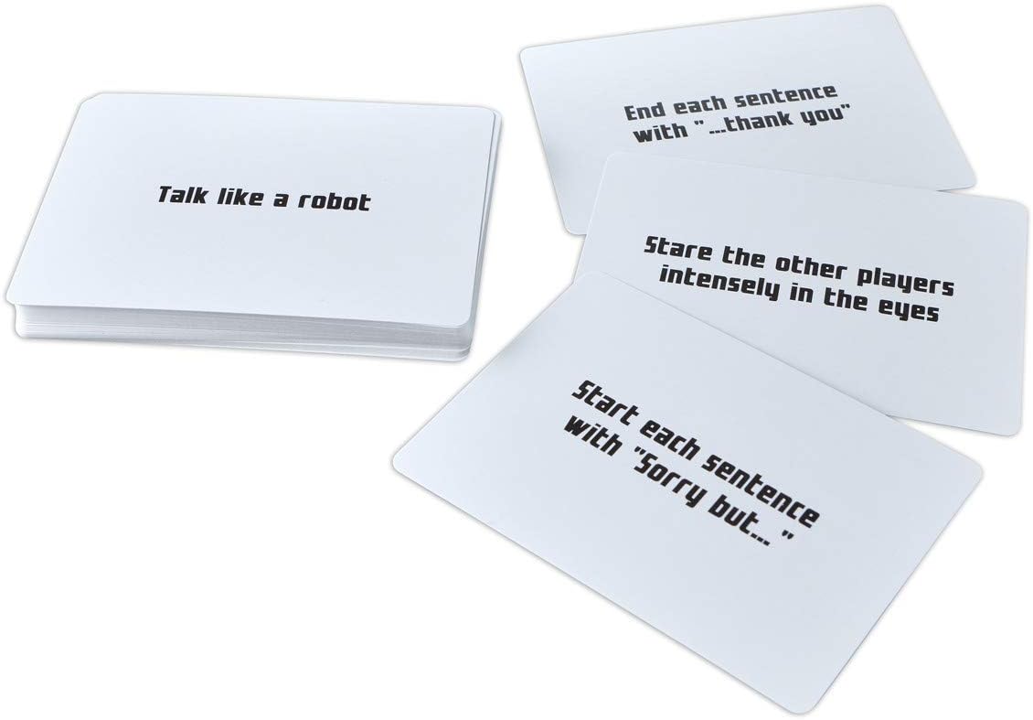 Shenanigames Adult Party Games: Mistaken Identity - Guess Your Identity & Misbehave - Choose Your own Level of NSFW - Adaptable for Work, College Parties, Bars & Game Nights