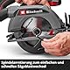 Einhell Akku-Handkreissäge TE-CS 18/165-2 Li - Solo Power X-Change (18 V, Ø 165 mm Sägeblatt, 57 mm Schnitttiefe, werkzeuglose Einstellung, LED, ohne Akku)