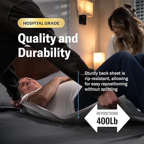chucks max hospital bed pads disposable adult 30 x 36 breathable incontinence pads - xx-large pee pads for elderly adults - heavy duty absorbency underpads - 400 lbs patient repositioning 26 pads