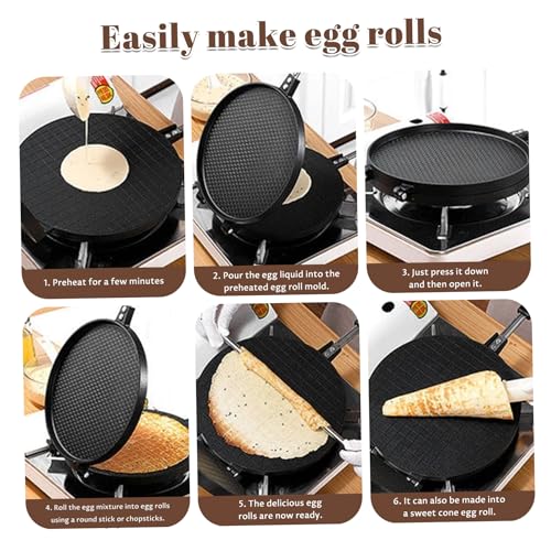 Prensa de tortillas antiadherente resistente al calor con mango para repostería 6