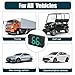 GUGUMO GPS Digital Speedometer for Car MPH, Universal HUD Speed Meter with LED Large Font, Plug Play for Car Truck Motor SUV Golf Cart All Vehicles (2025 New with Bracket & Charger)