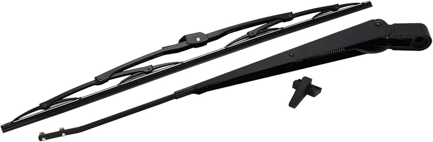 Car Front Rear Wiper Cap Black Wiper Arm & Wiper Blade Fit For Caterpillar Excavator CAT E320B E320C E320D 312C 315D 320D 325C 330C 336D 158-8982 158-8983 Wiper Cover Replacement