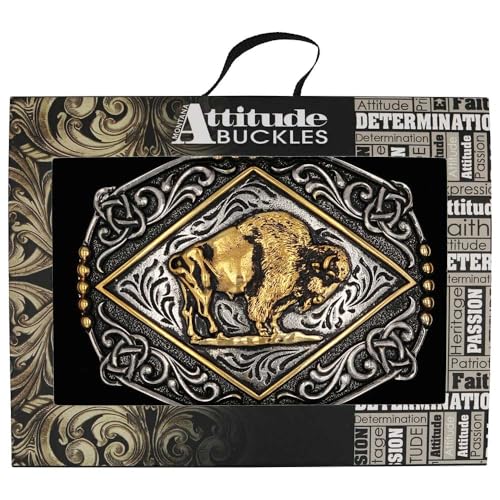 Image of Montana Silversmiths Outdoor Wildlife Series Attitude Western Belt Buckle