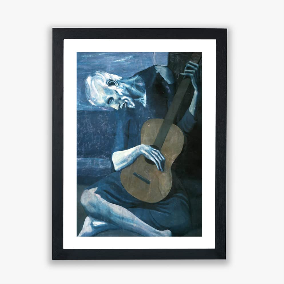 Impression Pablo Picasso The Old Guitarist 1903 pour insuffler poésie et mélancolie chez vous