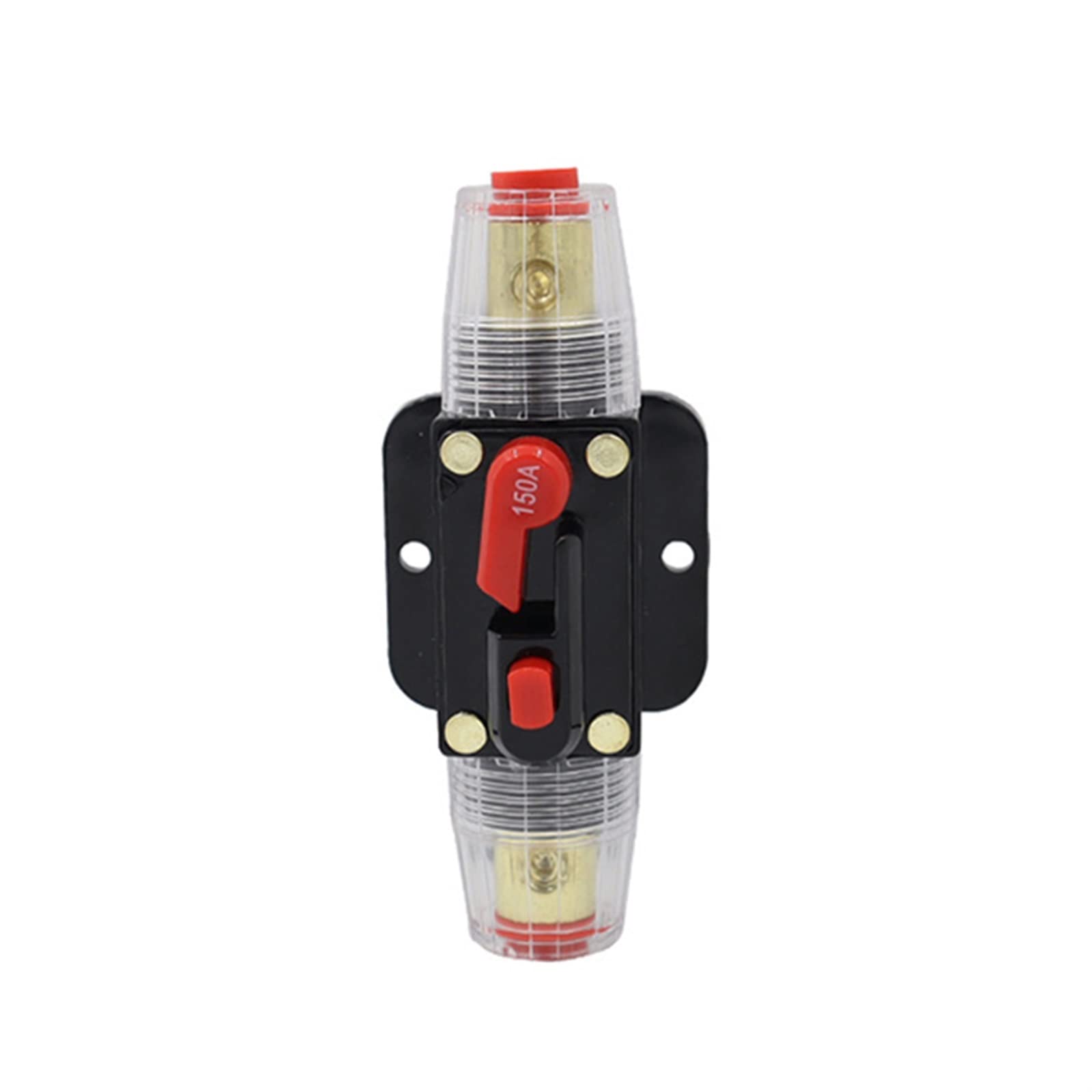 LHNBGTUIW 1pcs 30-150A Circuit Breaker with Automatic Reset DC 12-42V Car Marine Boat Yacht RV Power Insurance Switch Audio Fuse Holder Protect(150a)