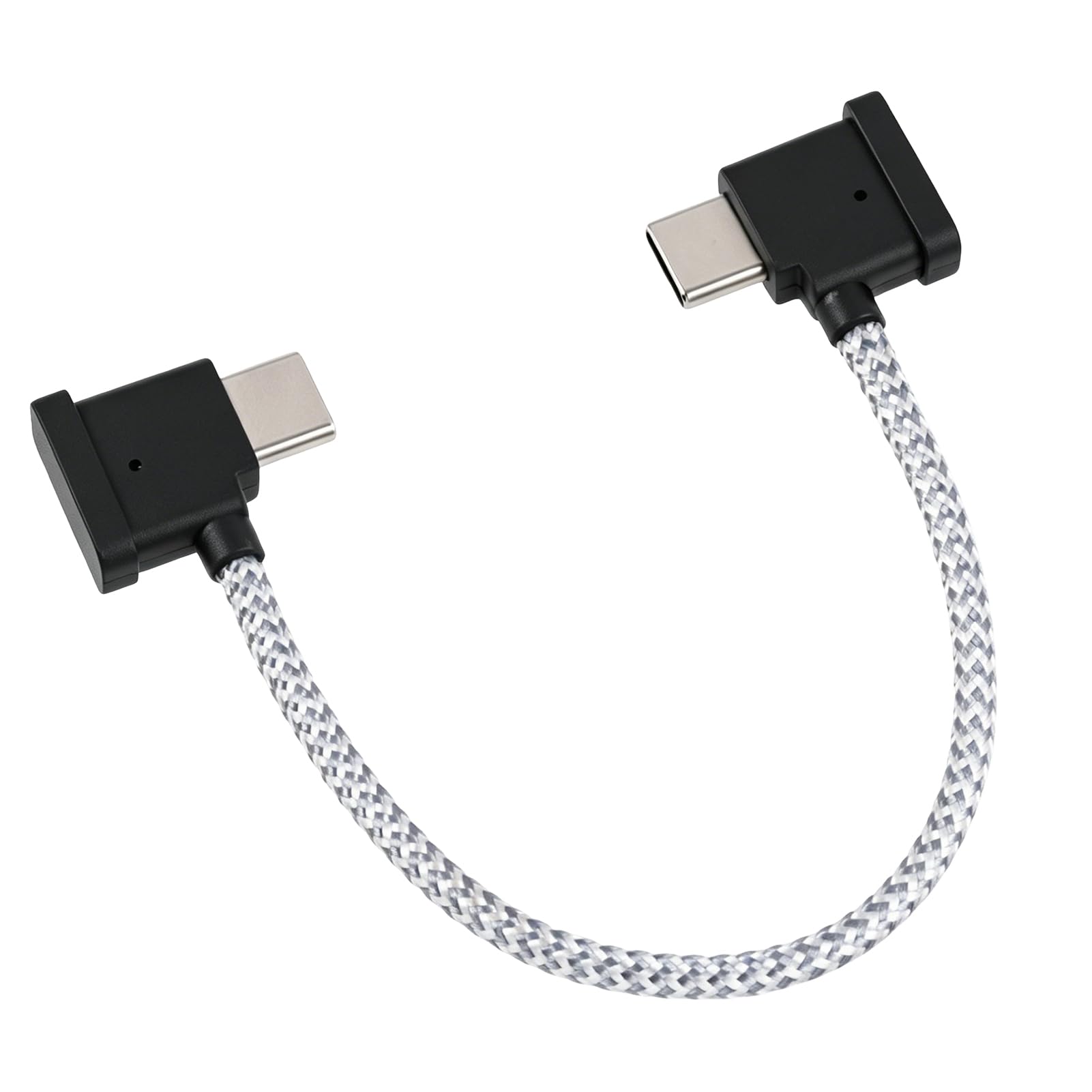 USB C auf USB C Kabel für DJI Mini 2 Mavic 3 Air 2S Mavic Air 2, Fernbedienung Kabel USB C auf USB C OTG RC Geflochtenes USB-C Controller Kabel 15cm Smartphone Tablet Drohnensteuerung Datenübertragung