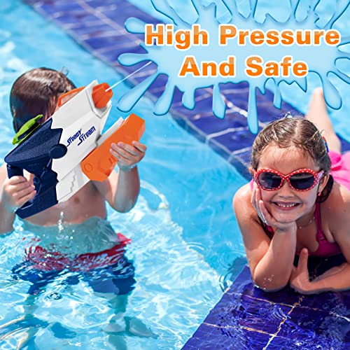 2 Pack Water Gun For Kids Adults 1000Cc High Capacity Super Water Blaster Soaker Big Squirt Guns Long Range Summer Pool Beach Outdoor Water Fighting Toys #TOP2