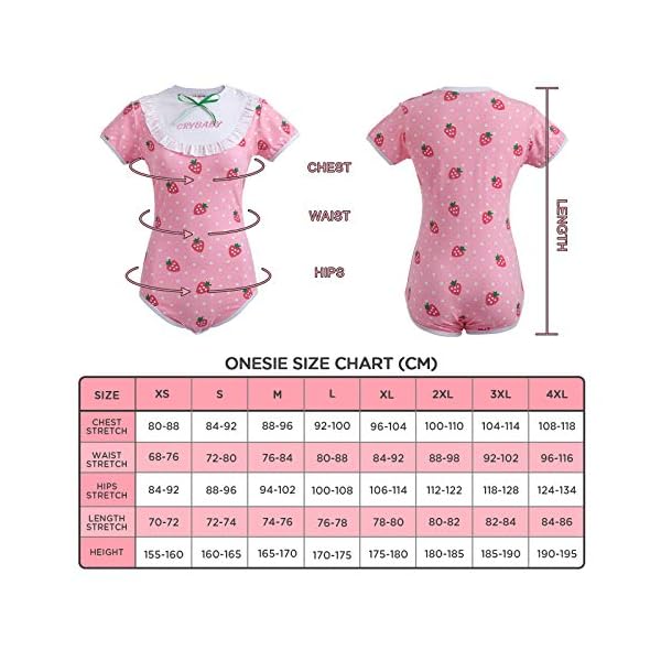 Littleforbig-Strampler-aus-Baumwolle-Einteiler-mit-Erdbeer-Muster Littleforbig Strampler aus Baumwolle, Einteiler mit Erdbeer-Muster