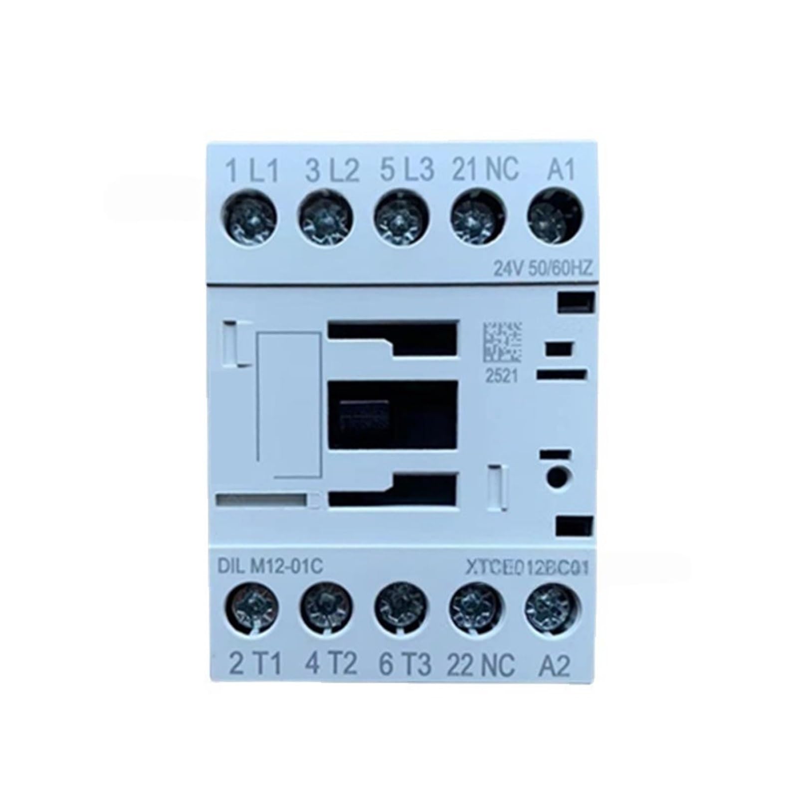 Contacteur 12A DILM12-01C pour commande de moteur électrique triphasé XTCE012BC01