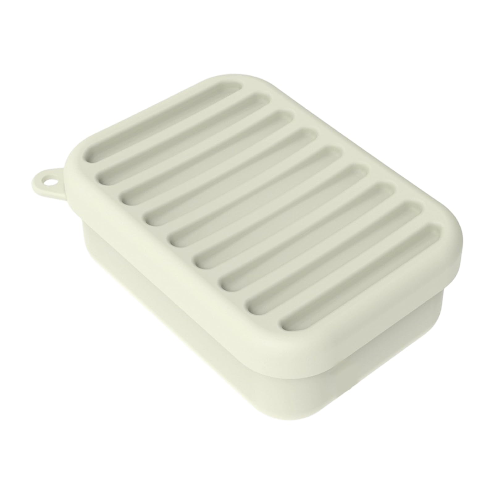 Tsophreniq Leak-Proof Silicone Soap Holder with Drainage Layer & Anti-Slip Base for Bathroom Sink Countertop Travel Silicone Travel Soap with Drainage Layer
