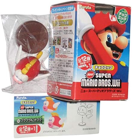 Cheep Cheep - Red: ~0.9" New Super Mario Bros. Wii Choco Egg Mini Figure Series [NO CANDY] (Japanese Import)